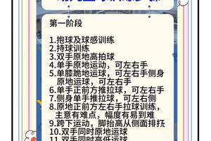 3-6岁篮球课训练内容